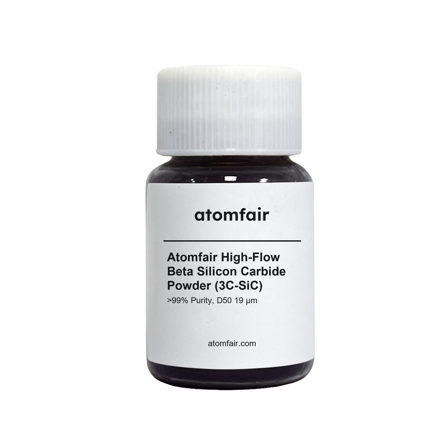 β-Silicon Carbide 3C-SiC Powder >99%, D50 19 μm ATOMFAIR®