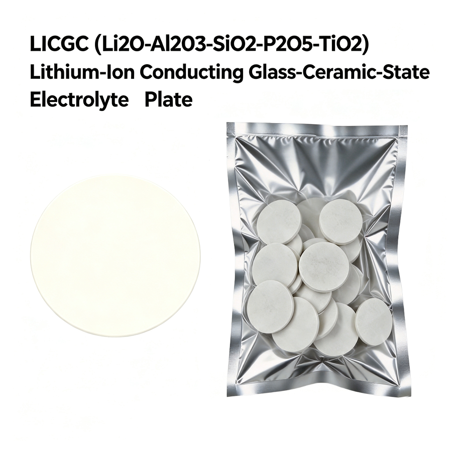 LICGC Glass-Ceramic Electrolyte Plate 19mm 0.15mm