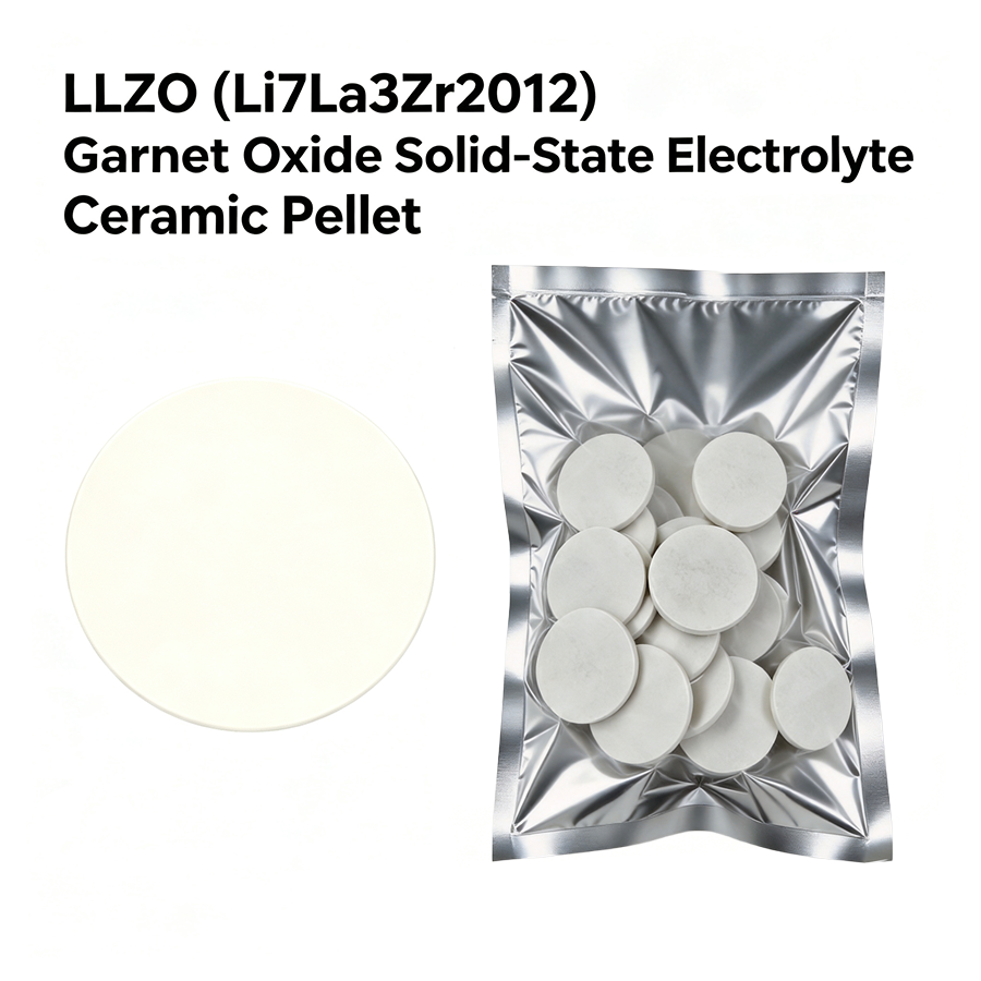 LLZO Garnet Oxide Ceramic Pellet ≥0.70 mS/cm