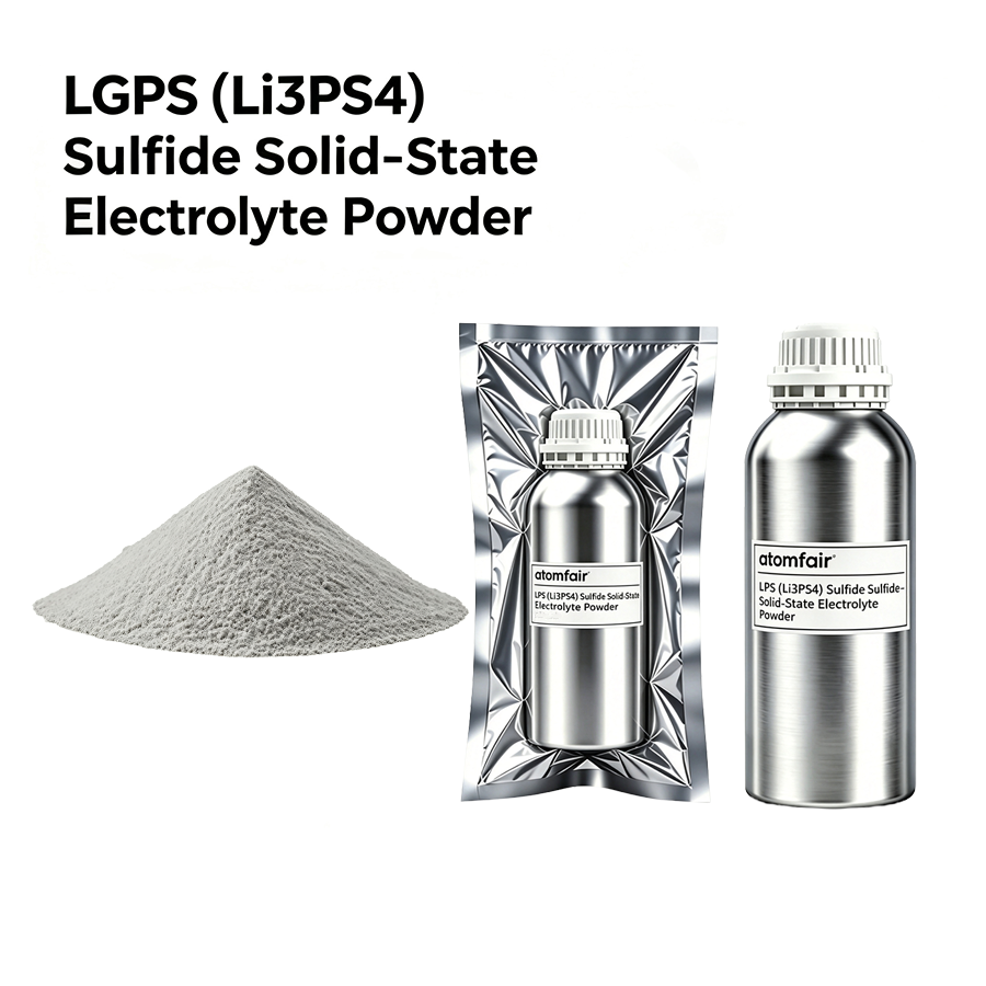 Li3PS4 Sulfide Solid-State Electrolyte Powder 99% ATOMFAIR®