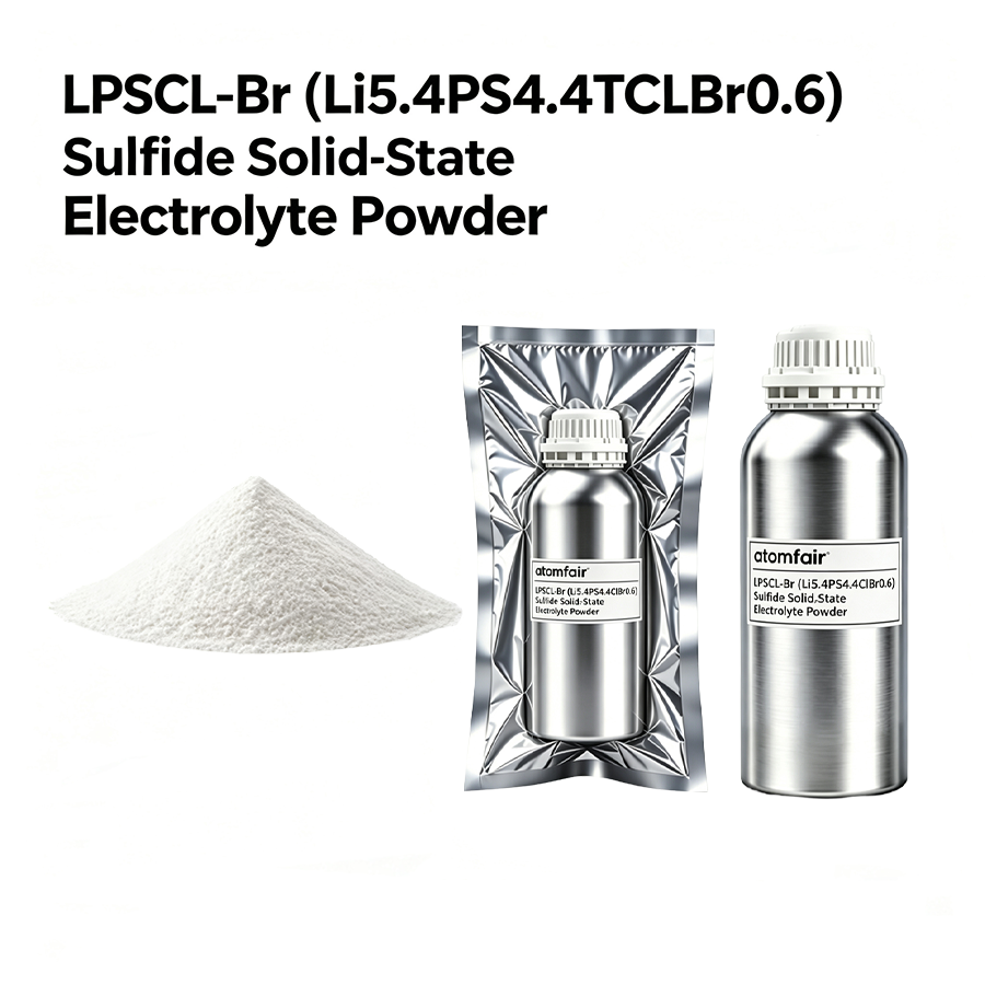 LPSCL-Br Sulfide Solid-State Electrolyte ≥99.5% ATOMFAIR®
