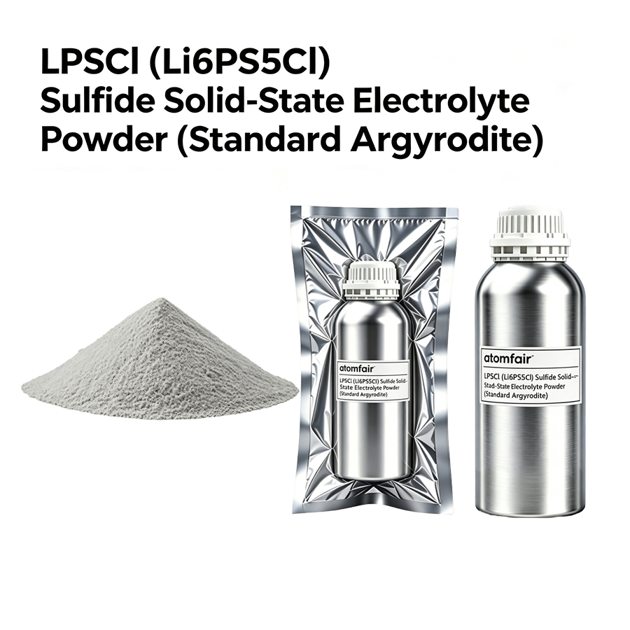 LPSCl Sulfide Solid-State Electrolyte Powder 10g ATOMFAIR®