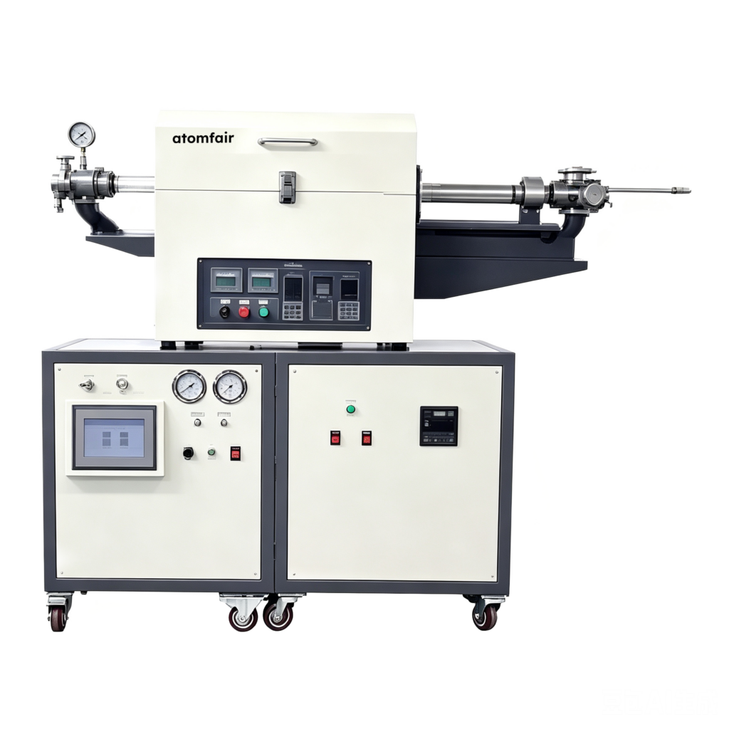 Magnetic Push-Pull Two-Dimensional Materials Preparation System, Double-Zone 1200 °C