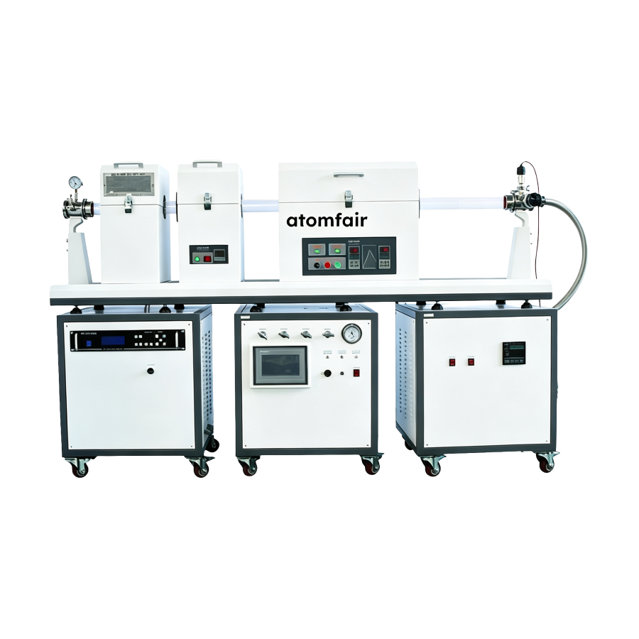 Rotating Intelligent PECVD System, 1200 °C, 500 W RF