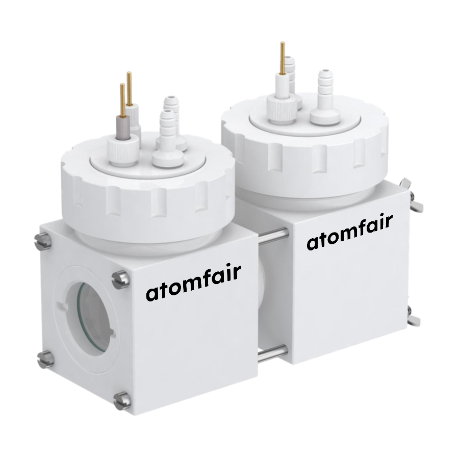 Atomfair PTFE H-Type Replaceable-Membrane Photoelectrochemical Cell, Relative Sealing
