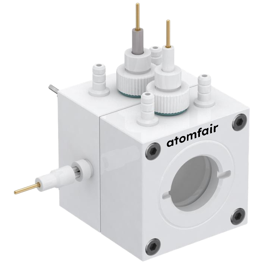 Atomfair Sealed PTFE H-Type Replaceable-Membrane Photoelectrochemical Cell