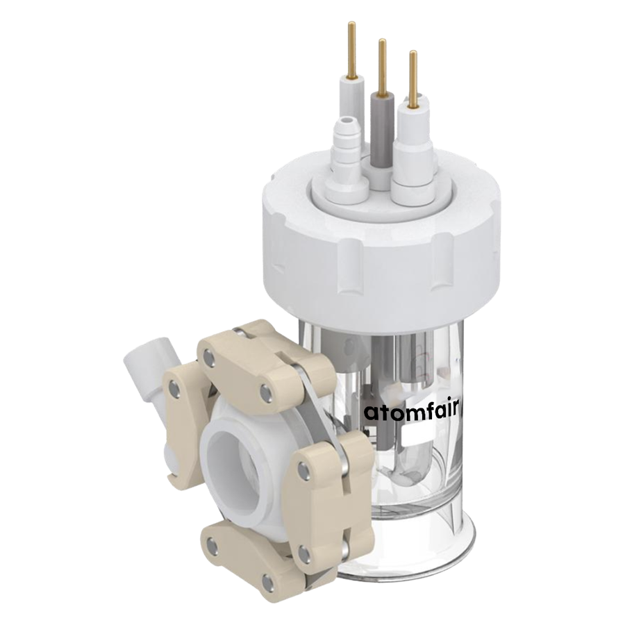 Atomfair Side-Illumination Single-Chamber Photoelectrochemical Cell, Relative Sealed, Single-Layer