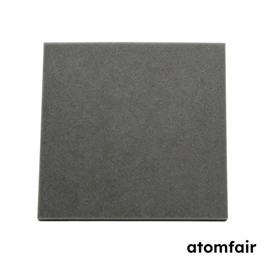 Sintered Titanium and Porous Titanium Foam Sheet, 100 μm Filtration Rating, 120 × 120 × 20 mm, 40 PPI, 1 Piece