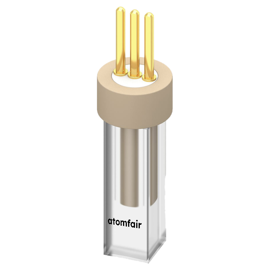 Atomfair Small Sealed Quartz Spectroelectrochemical Cell