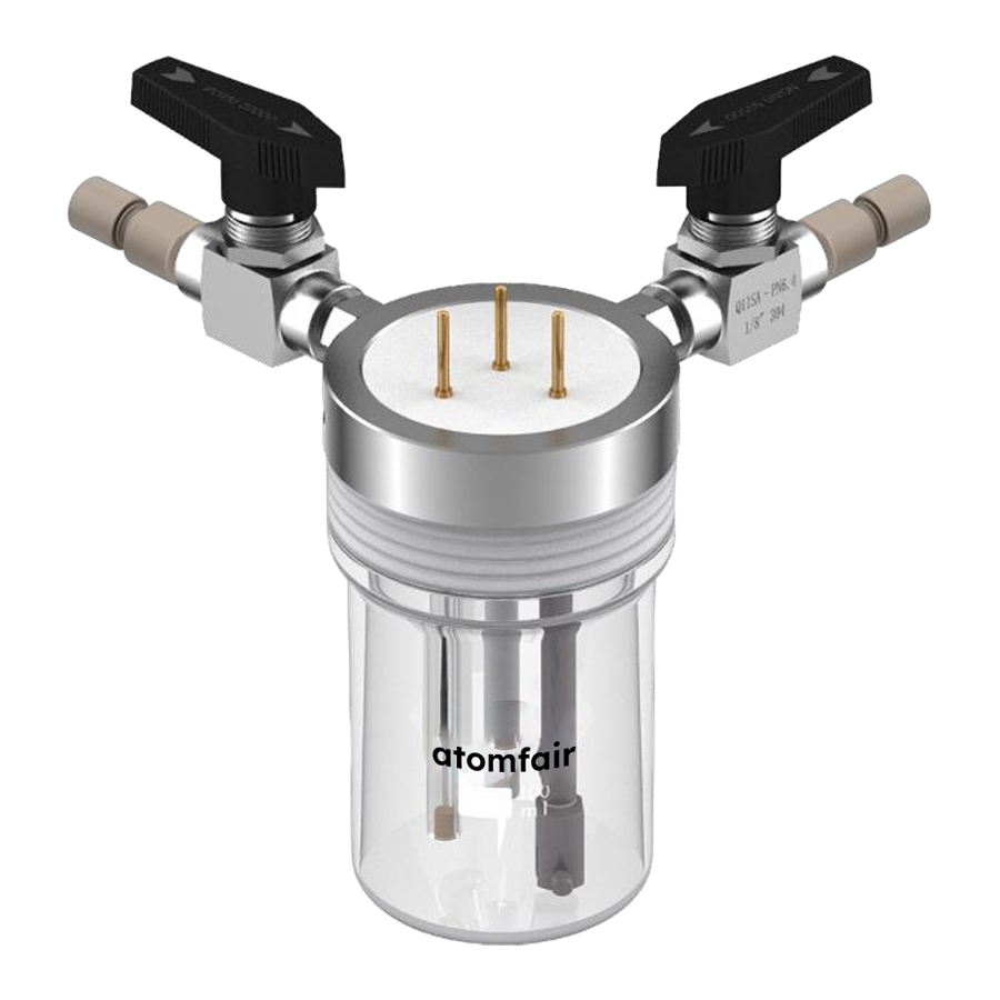 Atomfair Straight Five-Port Electrolytic Cell, Absolute Sealing, Single-Layer