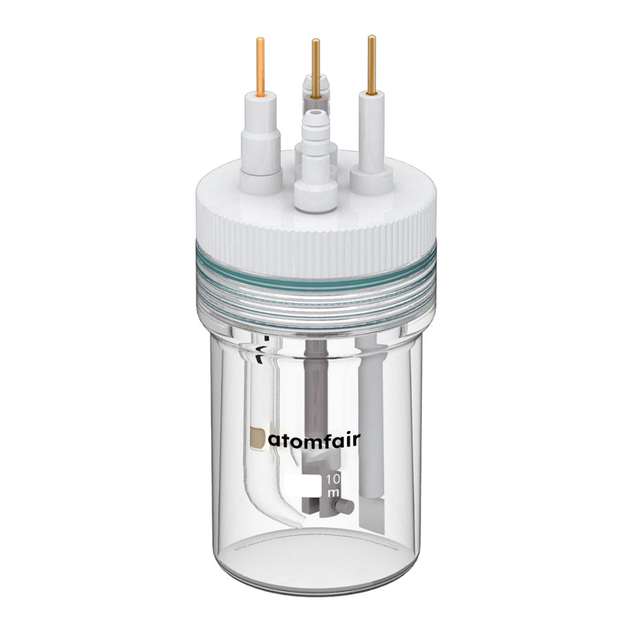 Atomfair Straight Five-Port Electrolytic Cell, Relative Sealing, Single-Layer