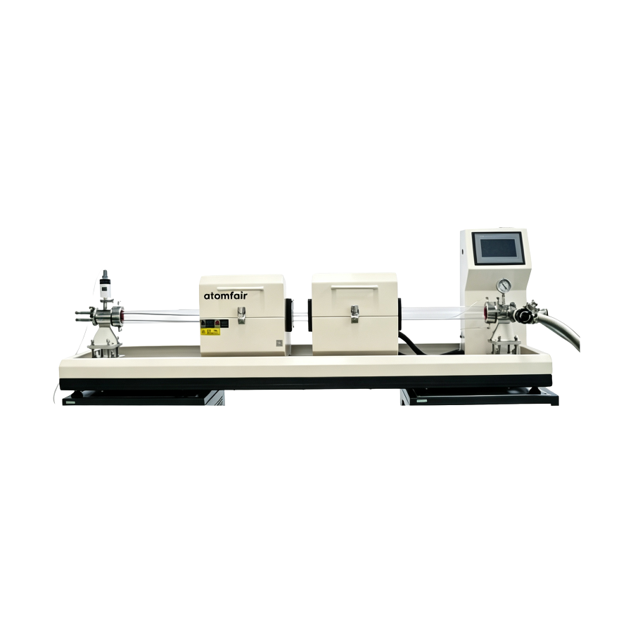 Three-Zone Sliding Rapid-Heating Furnace, 1200 °C