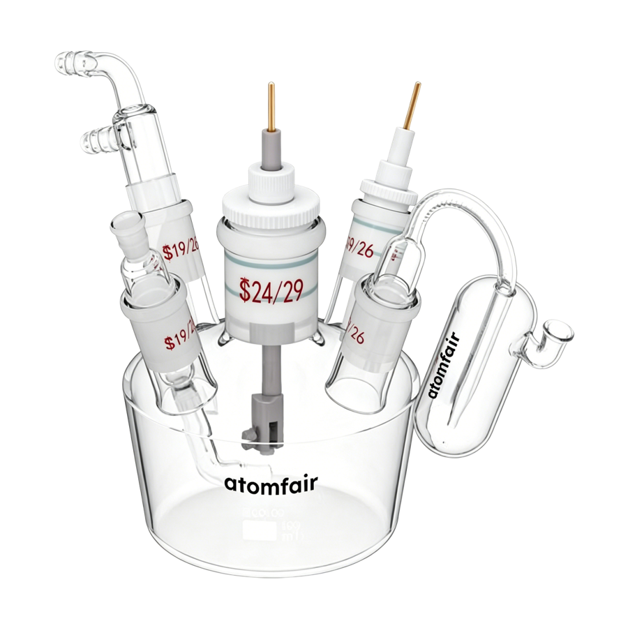 Atomfair Traditional Five-Port Electrolytic Cell, Single-Layer