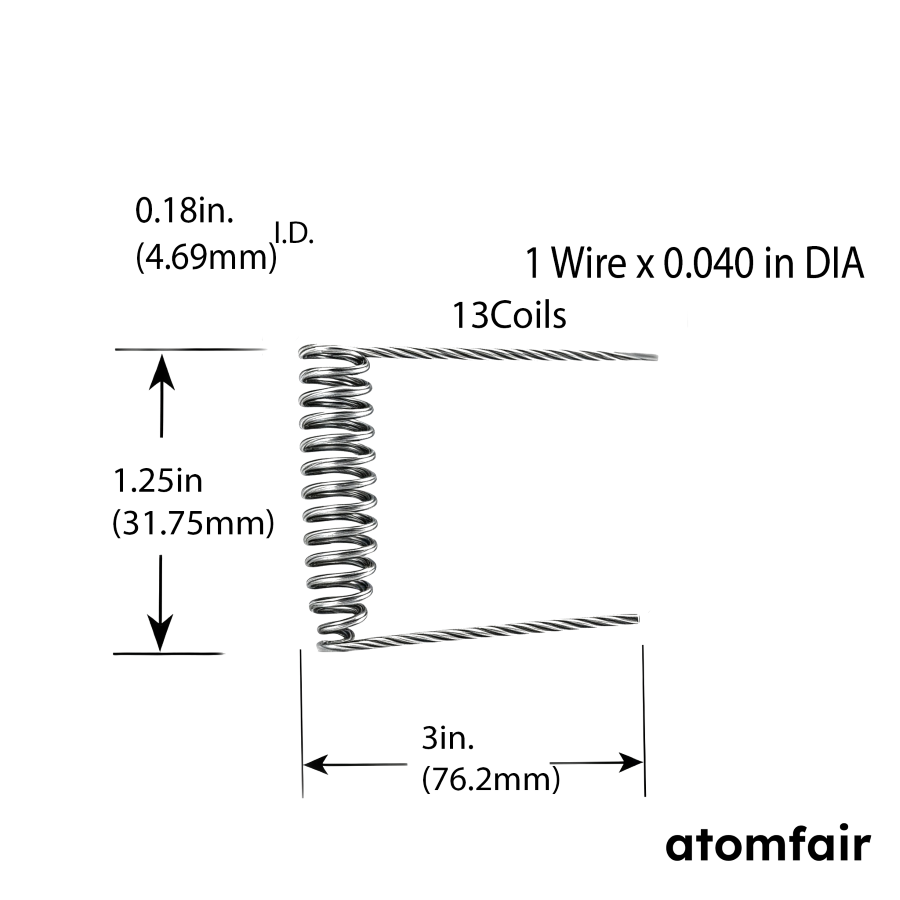 Tungsten Basket Heater 13-Coil 199 W 1800 °C ATOMFAIR®