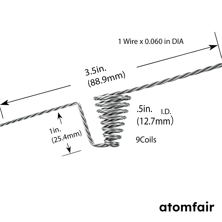 Tungsten Basket Heater 0.060 in Wire 1800 °C ATOMFAIR®