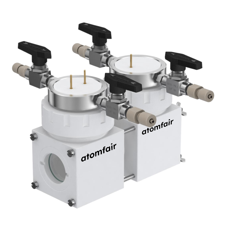 Atomfair PTFE H-Type Replaceable-Membrane Photoelectrochemical Cell, Absolute Sealing