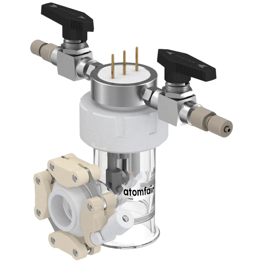 Atomfair Side-Illumination Single-Chamber Photoelectrochemical Cell, Absolute Sealed, Single-Layer