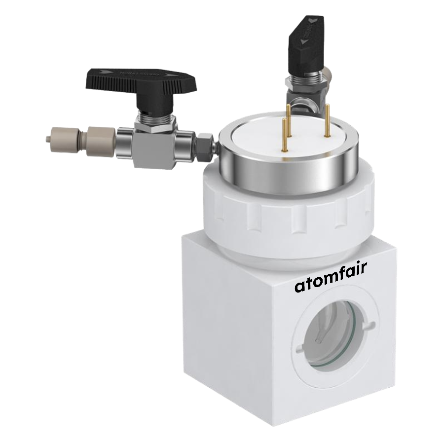 Atomfair Single-Chamber PTFE Photoelectrochemical Cell, Absolute Sealing