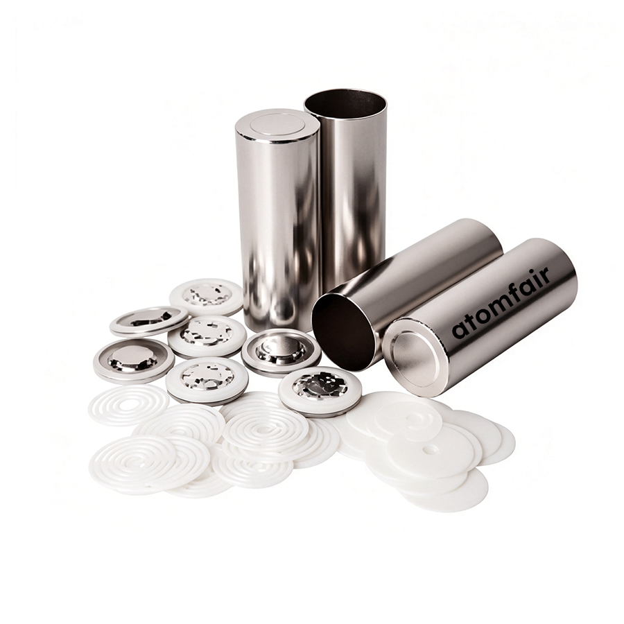 32650 Cylindrical Cell Can Assembly, 50 Sets