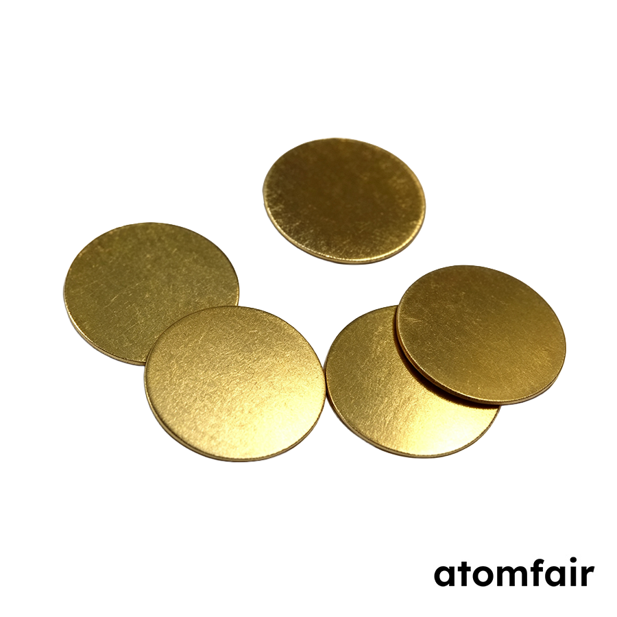 Gold-Plated Stainless Steel Coin Cell Spacer