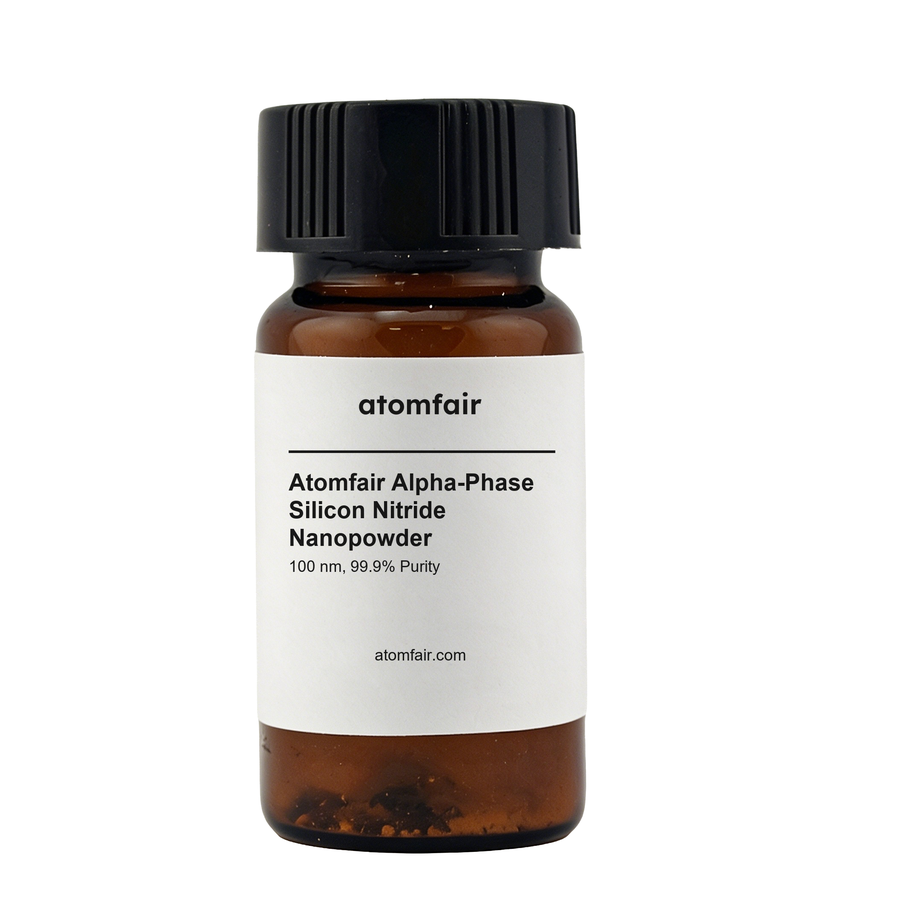 Alpha Silicon Nitride Nanopowder 100 nm 99.9% ATOMFAIR®