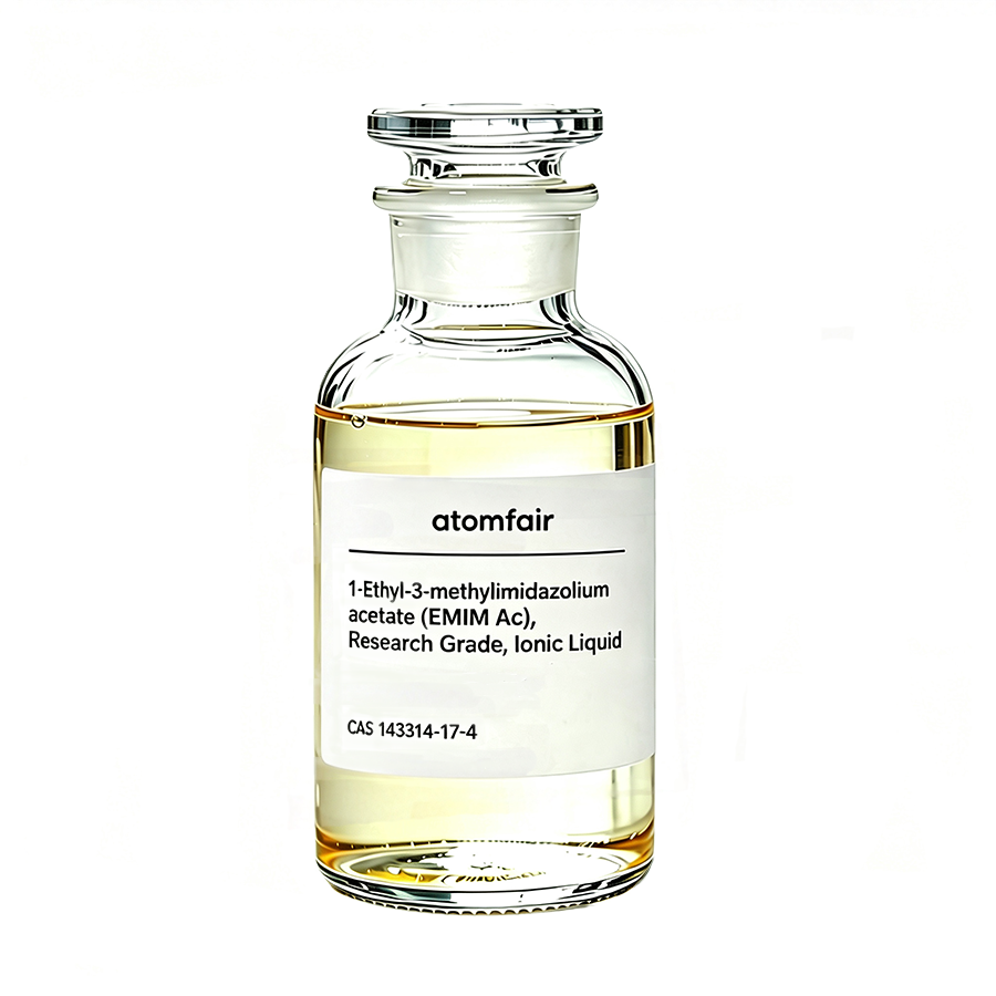 1-Ethyl-3-methylimidazolium acetate (EMIM Ac), Research Grade, 98%, Ionic Liquid