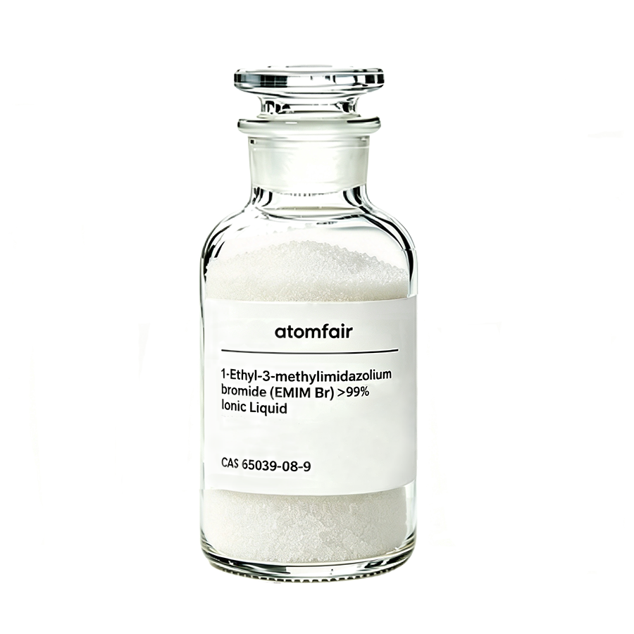 1-Ethyl-3-methylimidazolium bromide (EMIM Br), 99%, Ionic Liquid