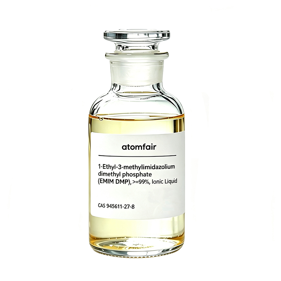 1-Ethyl-3-methylimidazolium dimethyl phosphate (EMIM DMP), 99%, Ionic Liquid