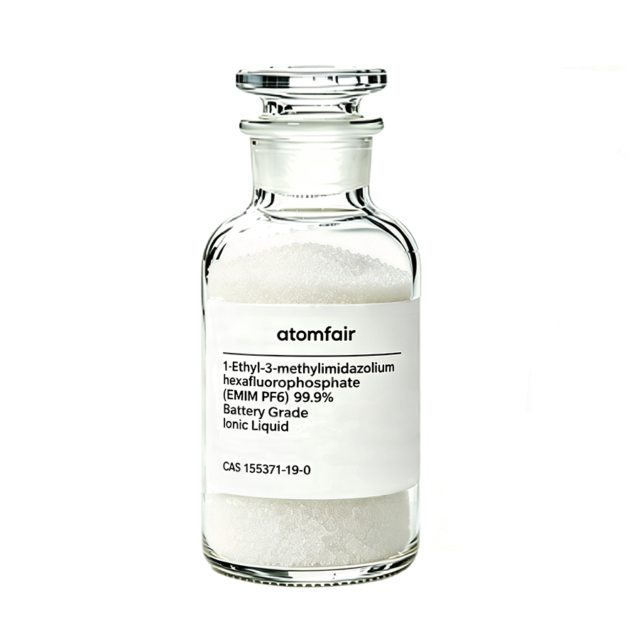 1-Ethyl-3-methylimidazolium hexafluorophosphate (EMIM PF6), 99%, Ionic Liquid