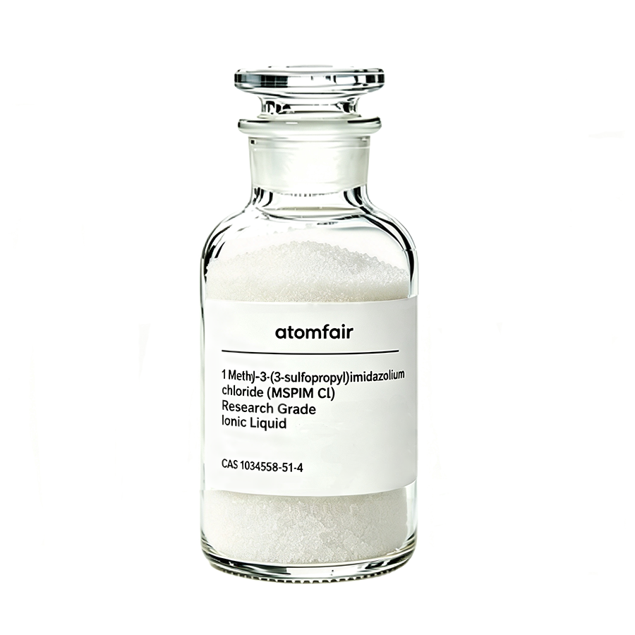 1-Methyl-3-(3-sulfopropyl)imidazolium chloride (MSPIM Cl), Research Grade, 95%, Ionic Liquid