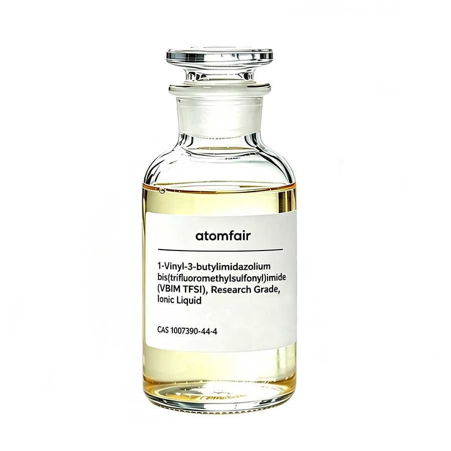 1-Vinyl-3-butylimidazolium bis(trifluoromethylsulfonyl)imide (VBIM TFSI), Research Grade, 99%, Ionic Liquid