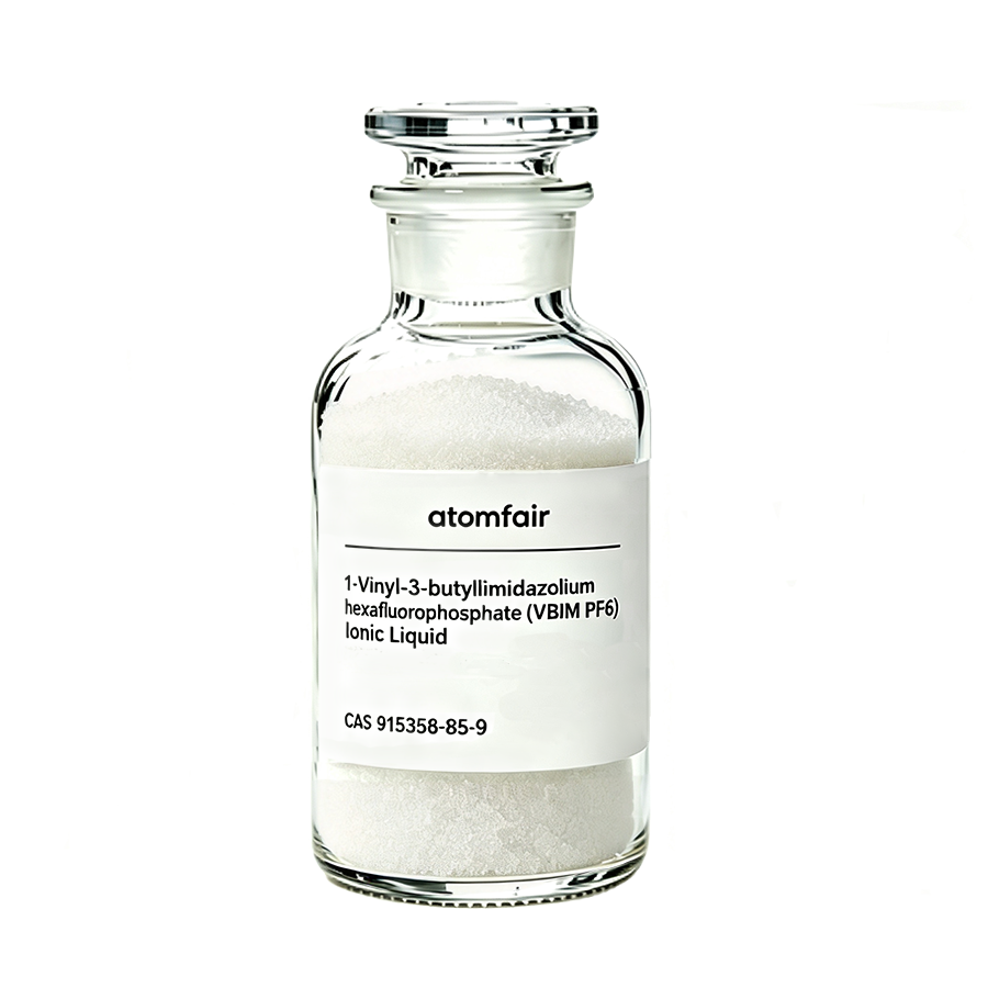1-Vinyl-3-butylimidazolium hexafluorophosphate (VBIM PF6), 99%, Ionic Liquid
