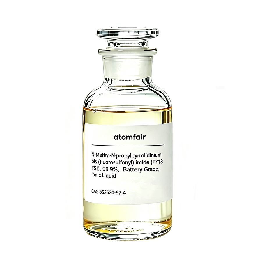 N-Methyl-N-propylpyrrolidinium bis(fluorosulfonyl)imide (PY13 FSI), 98%, Ionic Liquid