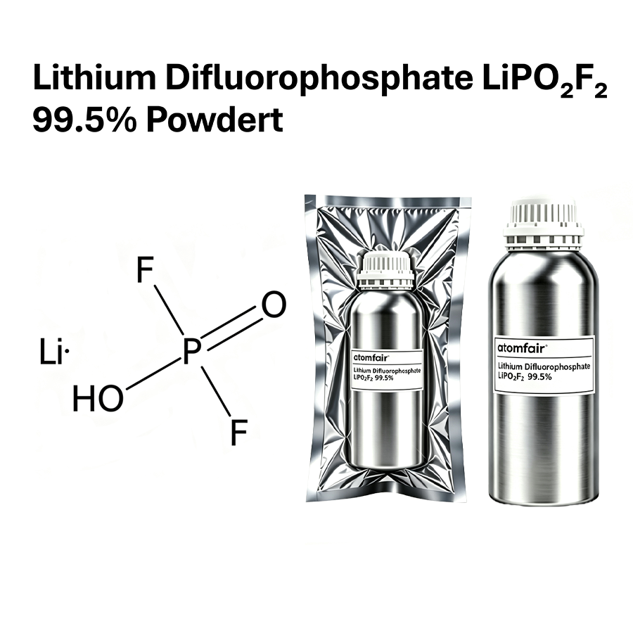 Lithium Difluorophosphate LiPO₂F₂ 99.5% Powdert| Atomfair