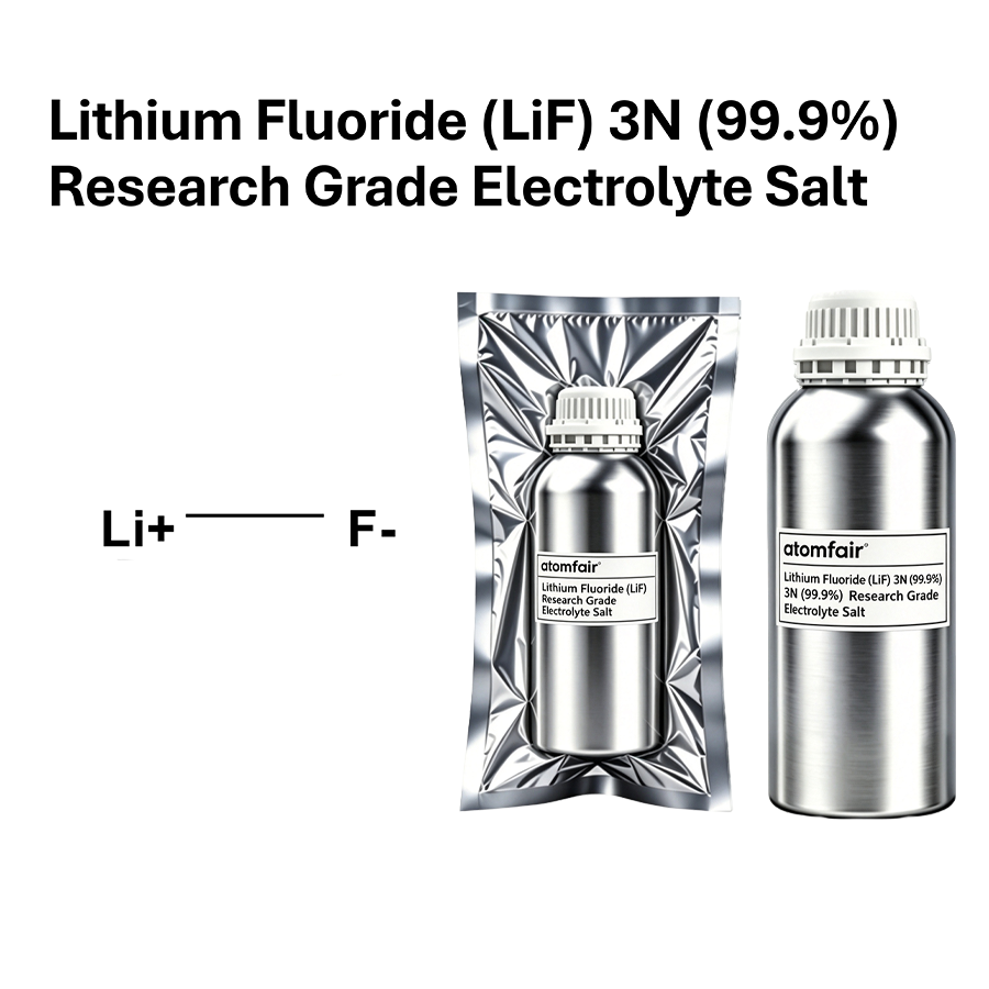 Lithium Fluoride (LiF) 3N (99.9%) Research Grade Electrolyte Salt | Atomfair