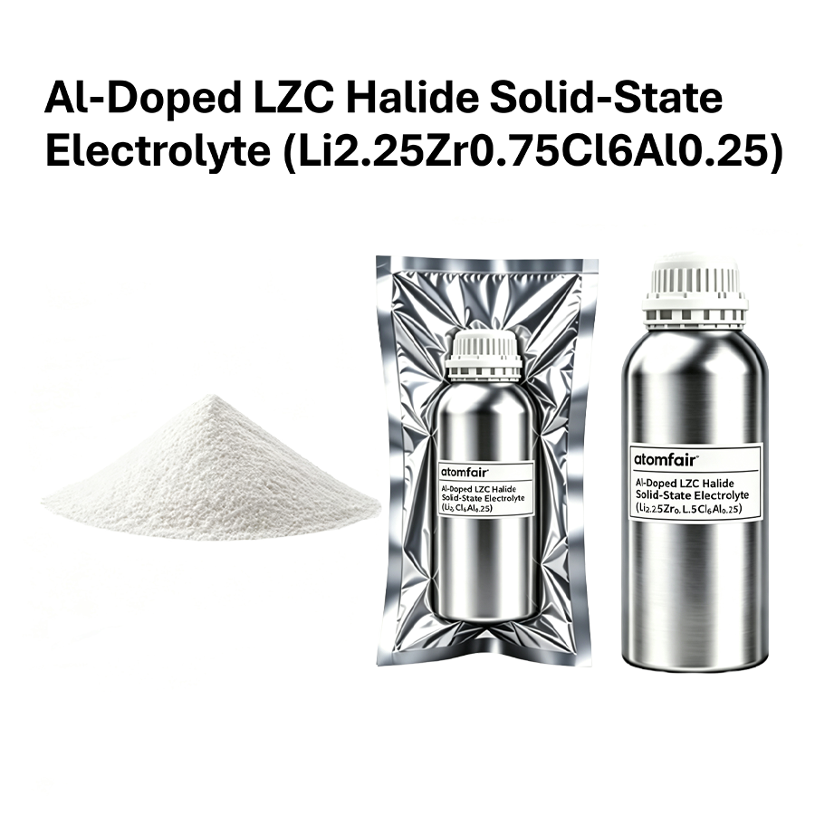 Al-Doped LZC Solid-State Electrolyte 0.7 mS/cm ATOMFAIR®