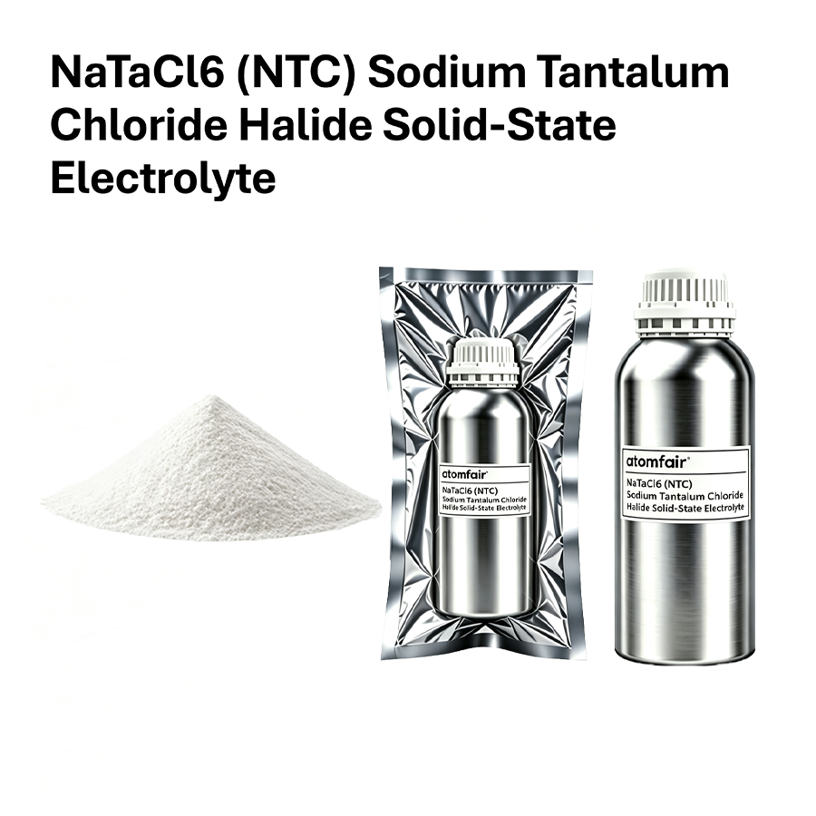 NaTaCl6 Chloride Solid Electrolyte 1.512 mS/cm ATOMFAIR®