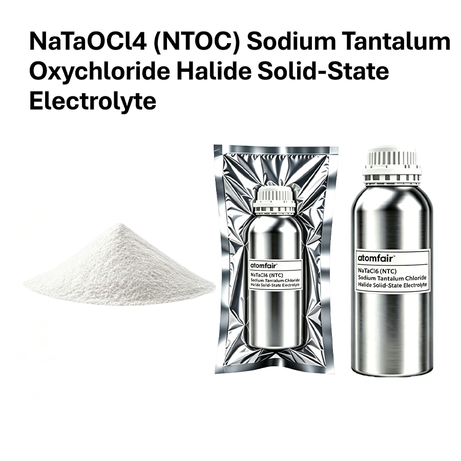 NaTaOCl4 Halide Solid-State Electrolyte 3.87μm ATOMFAIR®