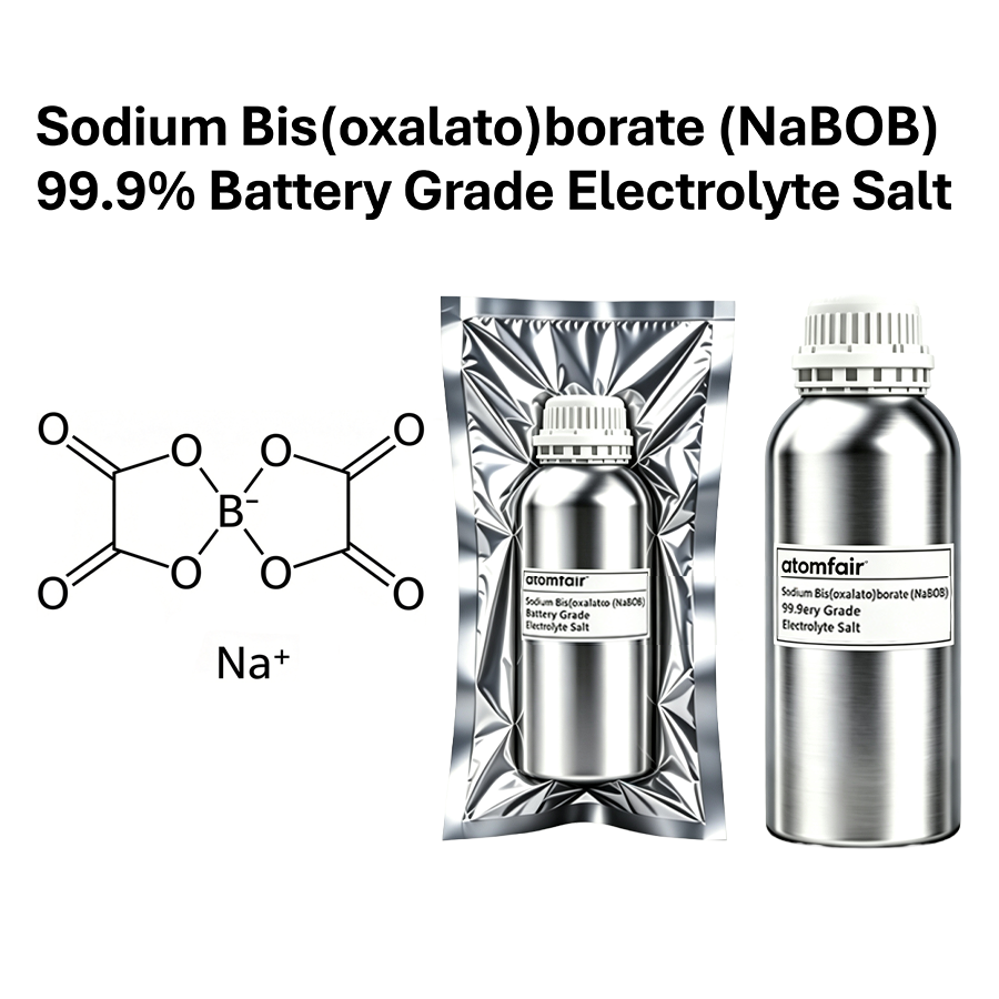 Sodium Bis(oxalato)borate (NaBOB) 99.9% Battery Grade Electrolyte Salt | Atomfair