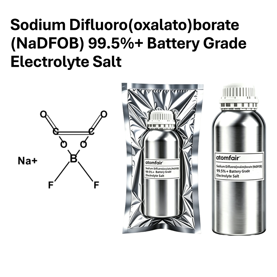 Sodium Difluoro(oxalato)borate (NaDFOB) 99.5%+ Battery Grade Electrolyte Salt | Atomfair