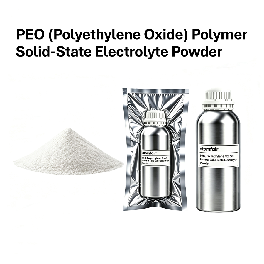 PEO Polymer Electrolyte Powder 100,000-7,500,000 ATOMFAIR®